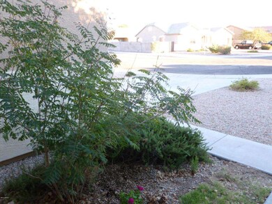 view over rear block wall facing street