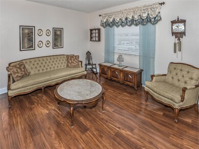 Spacious Living Room with beautiful flooring and l