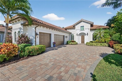 Long Brick Paver Drive Entrance