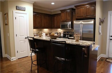 Another view of the beautiful kitchen, the door here leads out to the covered patio
