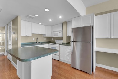 Kitchen island with seating and storage