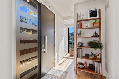 Entering the home from front door