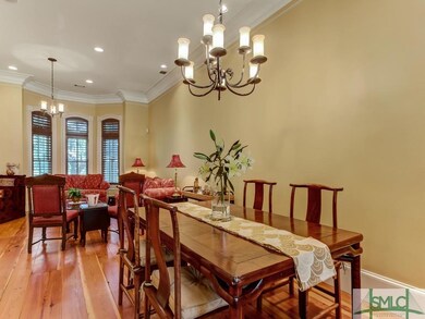Dining area of open floor plan to allow for multip