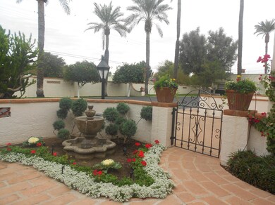 Front Courtyard Entry Fountain