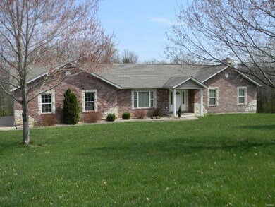 Gorgeous brick front w/stone accents!