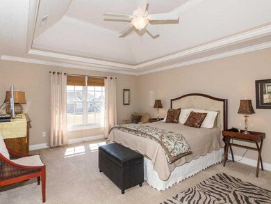 Master Bedroom. Master bedroom is warm and inviting & boasts tray ceiling