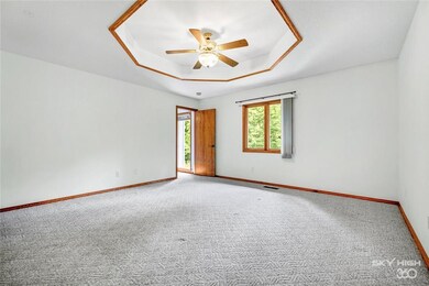 Master bedroom with walk-in closet