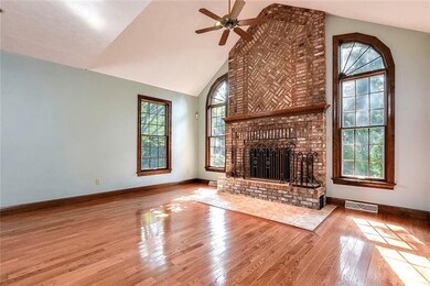 Magnificent Gas Fireplace with Palladium Windows a