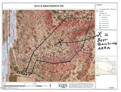 Topography map of Lot
