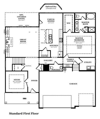 Standard First Floor Plan. 