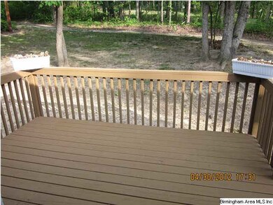 Back deck.