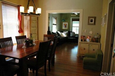 view of dining room and living room from entry to 