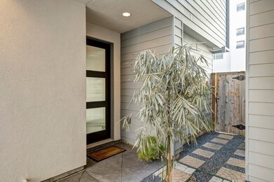 Cool front door area to welcome guests.