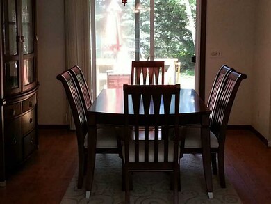 Dining Room. Sliders open to the deck.