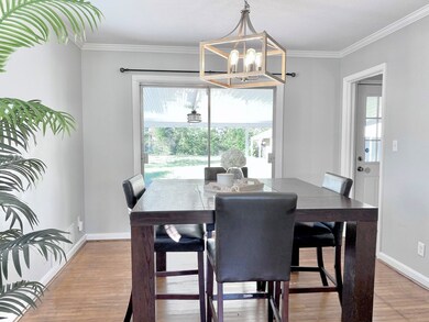Dining room Looking from living room to back patio