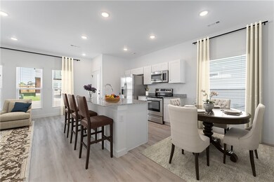 Virtually staged room