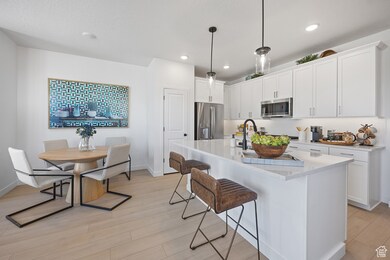 Photo of model home of floorplan