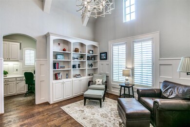 Library/Home Office with built-ins