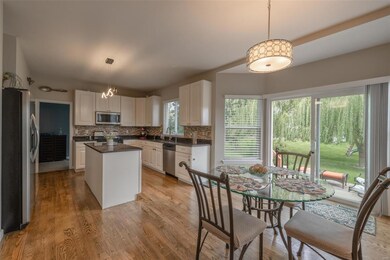 You will love the open space in the kitchen and breakfast room