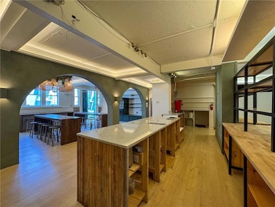 Service counter towards dining.