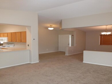 Looking from LR to kitchen and dining ar
