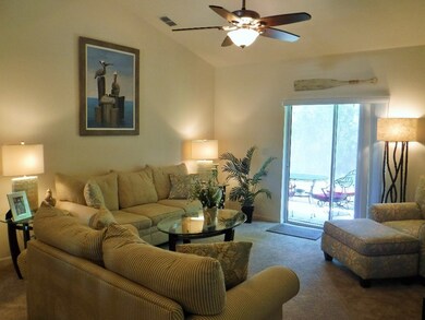 Spacious Great Room leading to screened in rear La