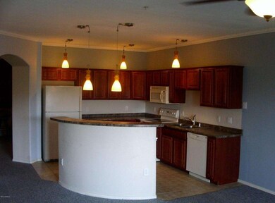 Open kithen with island breakfast bar