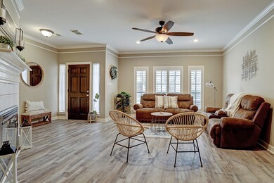 view out to the front door.