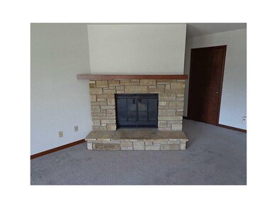 . Fireplace in large family room