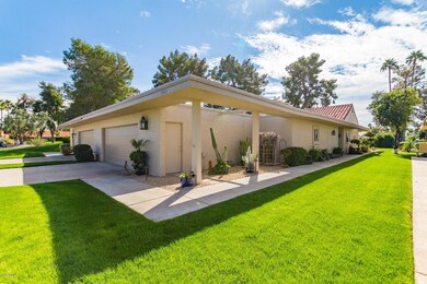 Side Entry w/Lush Landscaping