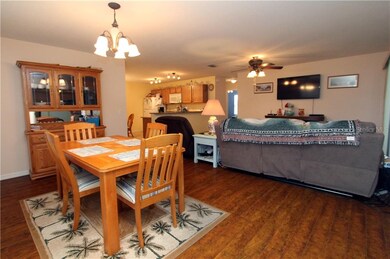 Dining and living room