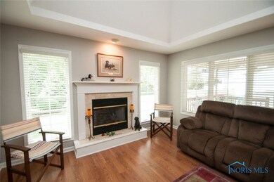 Windows on each side of fireplace were an UPGRADE.