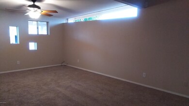 Vaulted ceiling, Living Rm.