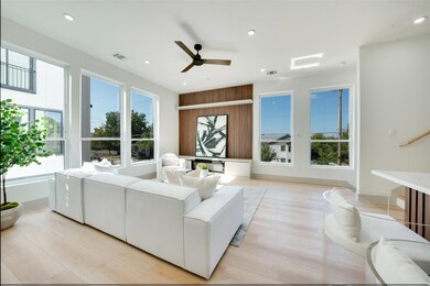 Living room featuring light hardwood / wood-style 