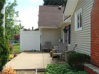 patio on back of home
