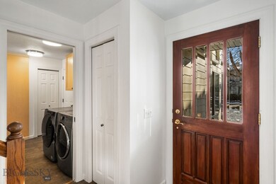 Entry and hall to laundry area