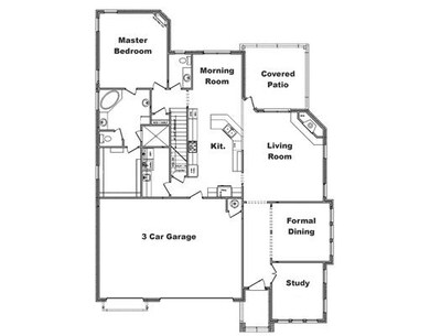1st Floor Plan. For illistration only.   Actual layout is subject to change.