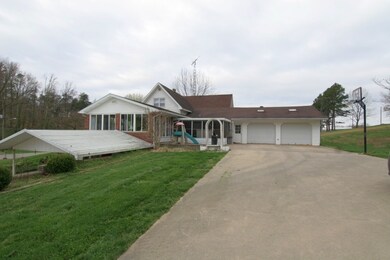 Attached, over sized garage