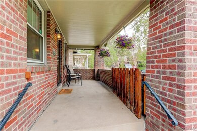 The covered front porch protects you and your gues
