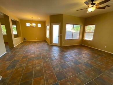 Family Room and Dining Room with views t