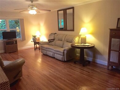Living Room with hardwood floors