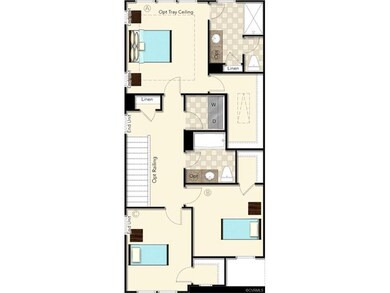 Second floor layout.