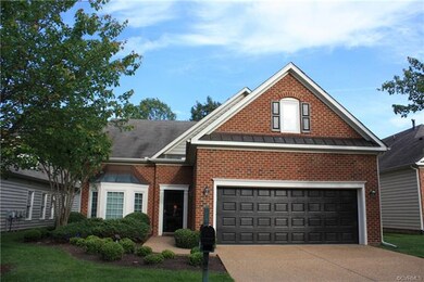 Brick front elevation, no maintenance exterior, 2 