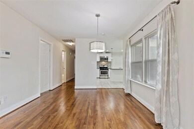 Dining room adjacent to kitchen
