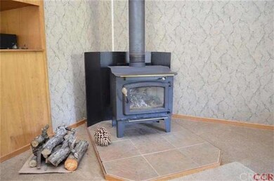 Wood Stove in Living Room