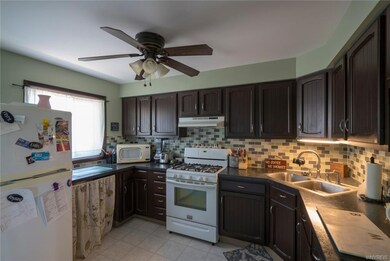 Second floor kitchen with plenty of cupboard space
