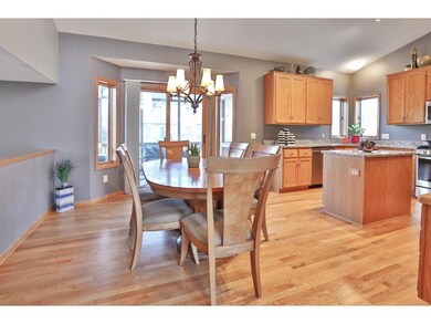This wonderful kitchen boasts plenty of cabinets f