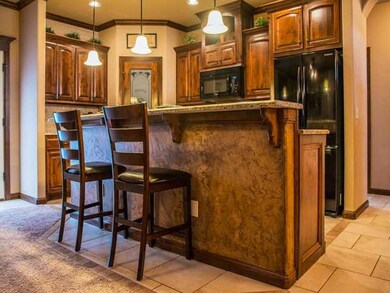 Kitchen. This breakfast bar is perfect for enterta