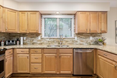 Granite counter workspace