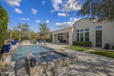 pool day rear elevation